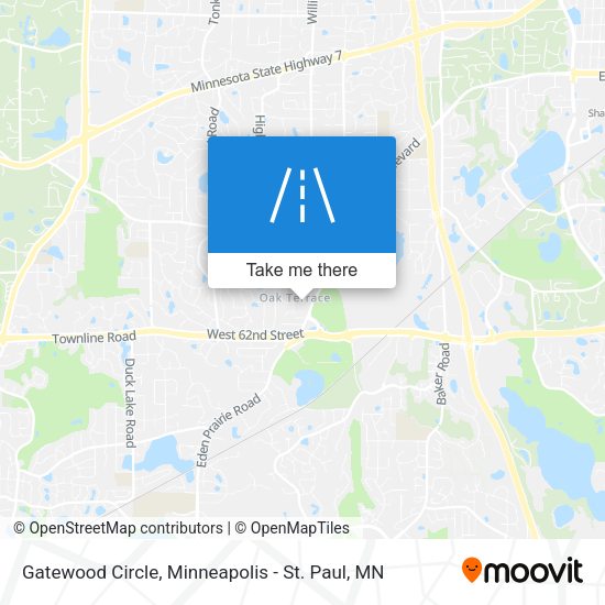 Gatewood Circle map