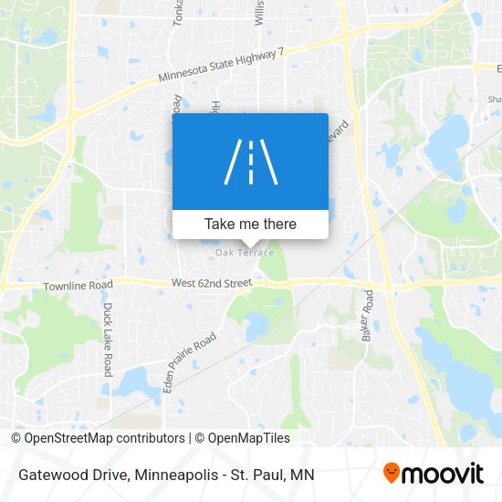 Mapa de Gatewood Drive