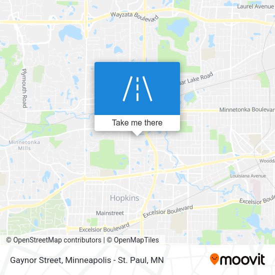 Gaynor Street map