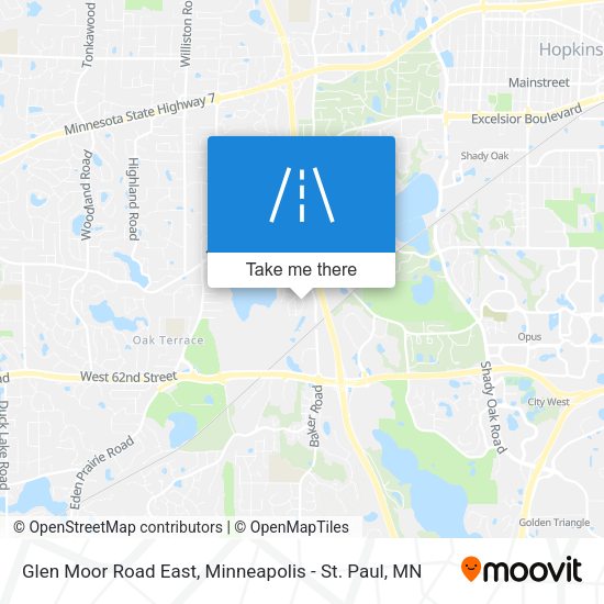 Mapa de Glen Moor Road East