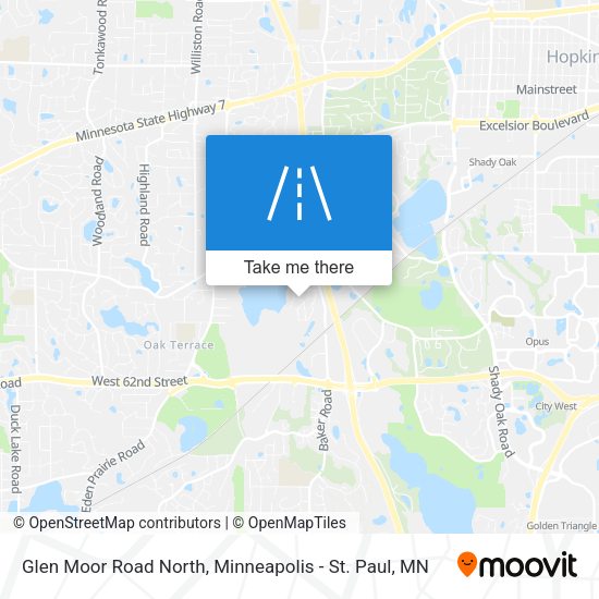 Mapa de Glen Moor Road North