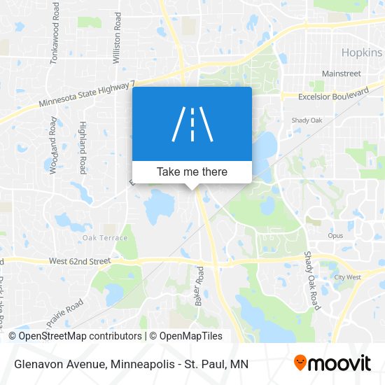 Mapa de Glenavon Avenue