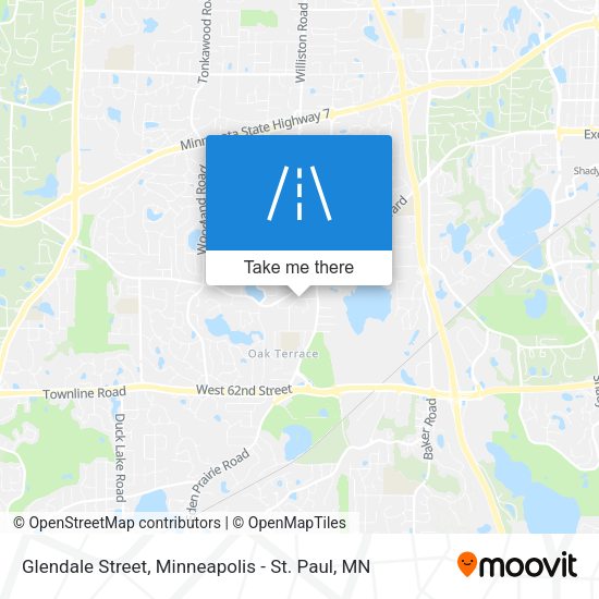 Glendale Street map