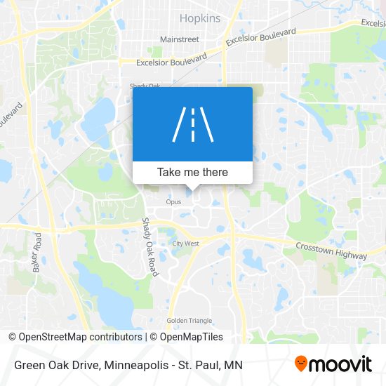 Mapa de Green Oak Drive