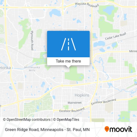 Green Ridge Road map