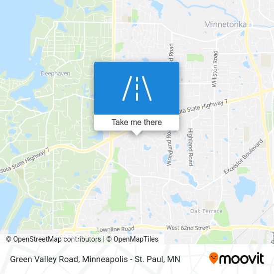 Mapa de Green Valley Road