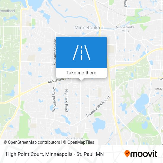 High Point Court map