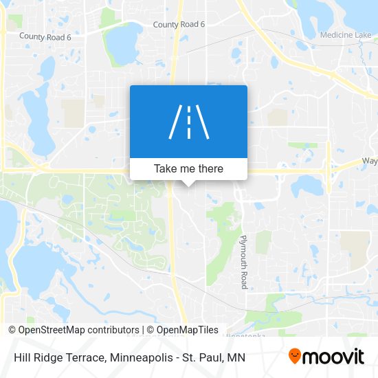 Hill Ridge Terrace map