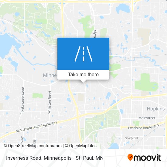 Mapa de Inverness Road