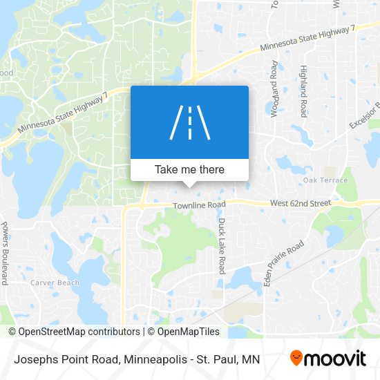 Mapa de Josephs Point Road