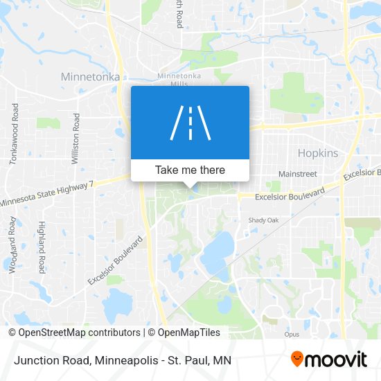 Junction Road map