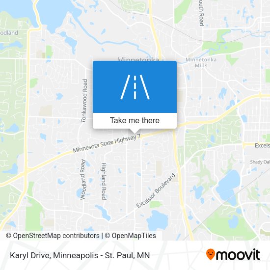 Karyl Drive map