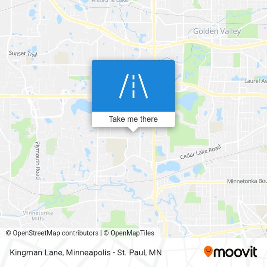 Kingman Lane map