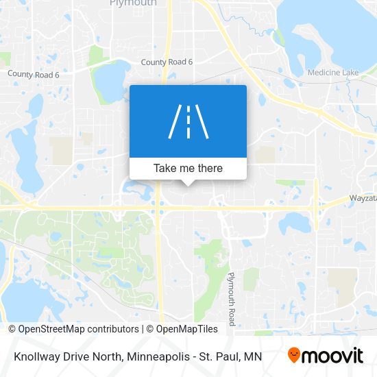 Knollway Drive North map