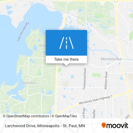 Larchwood Drive map