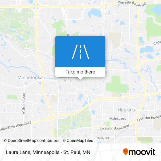 Laura Lane map