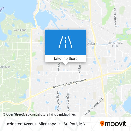 Lexington Avenue map
