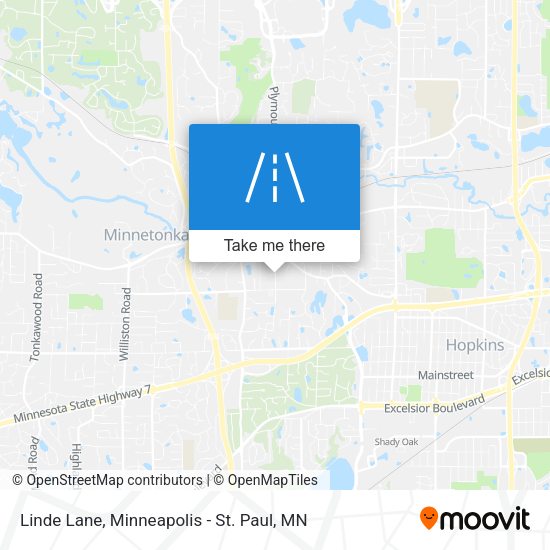 Linde Lane map