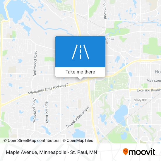 Maple Avenue map