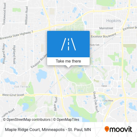 Maple Ridge Court map