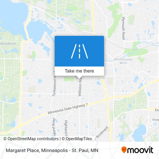 Mapa de Margaret Place