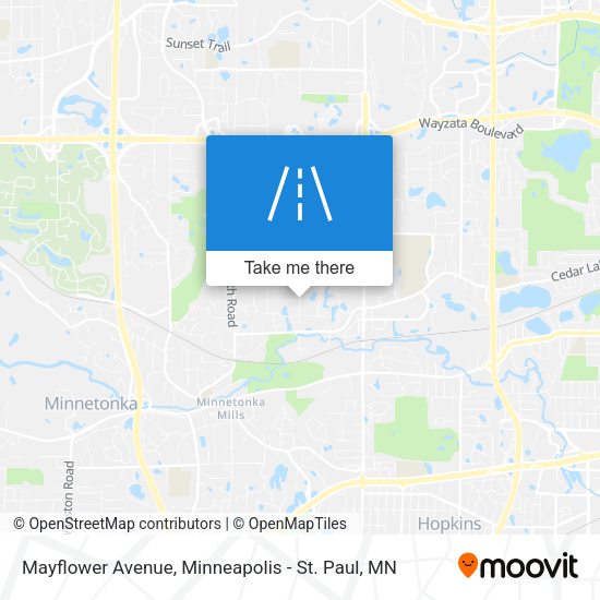 Mapa de Mayflower Avenue