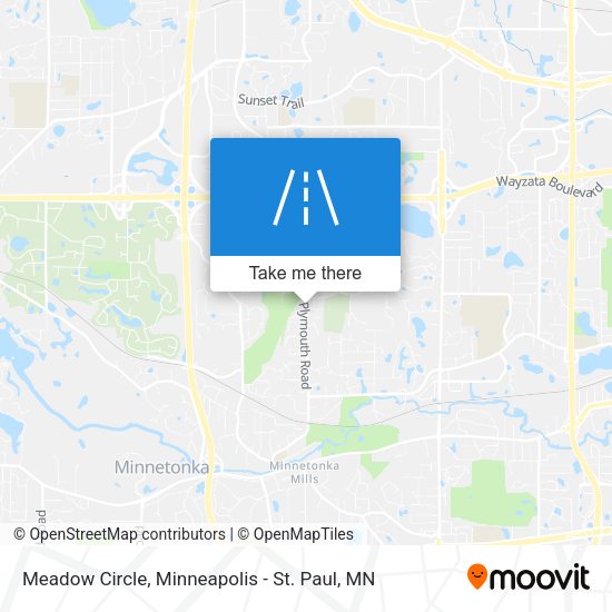 Meadow Circle map