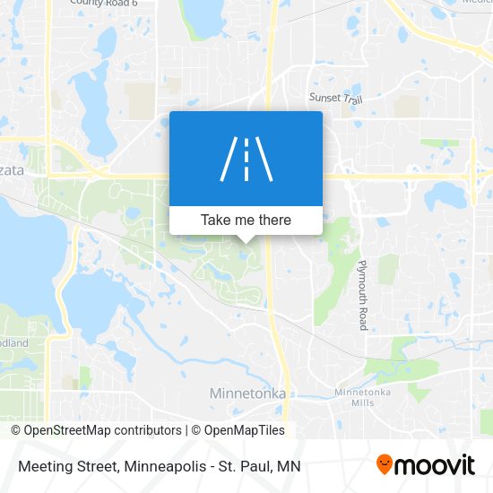 Mapa de Meeting Street