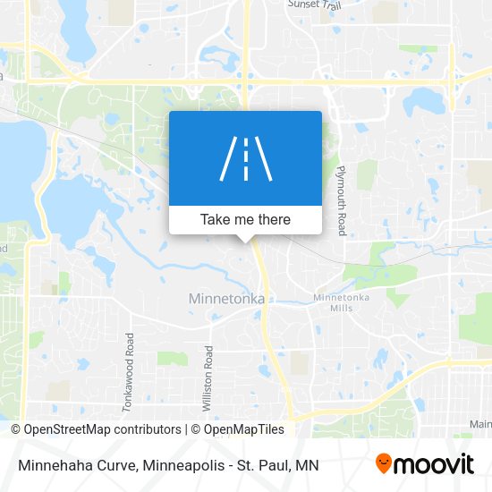 Minnehaha Curve map