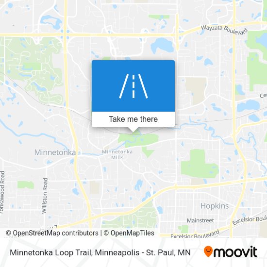 Mapa de Minnetonka Loop Trail
