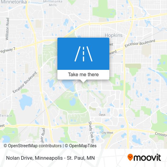 Nolan Drive map