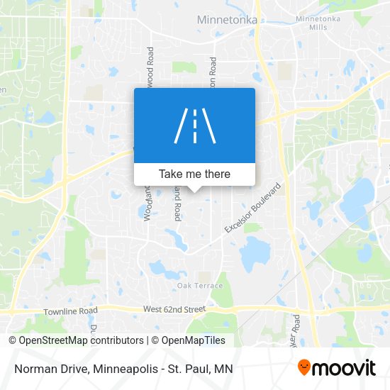 Mapa de Norman Drive