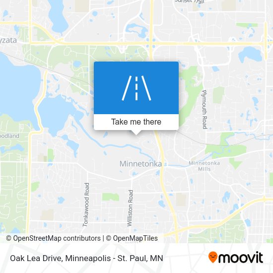 Mapa de Oak Lea Drive