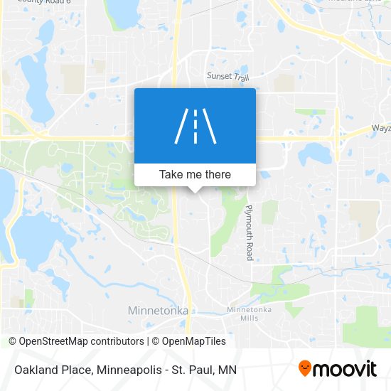 Oakland Place map