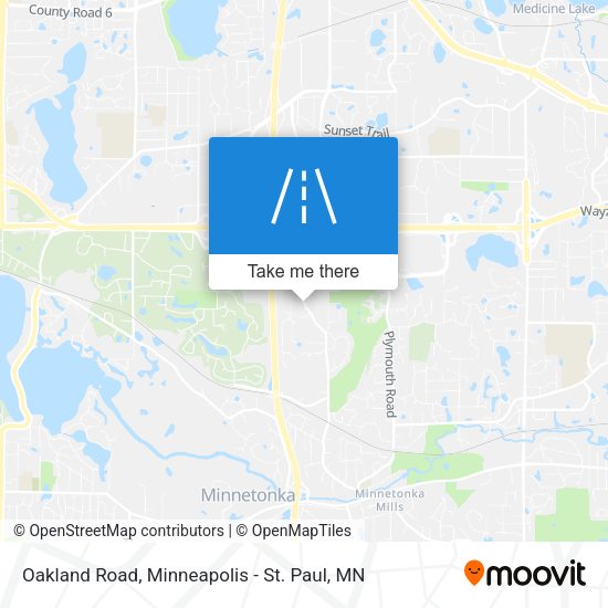 Mapa de Oakland Road