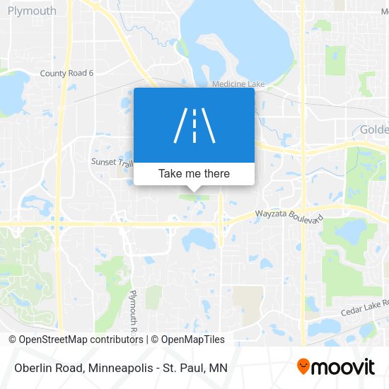 Oberlin Road map