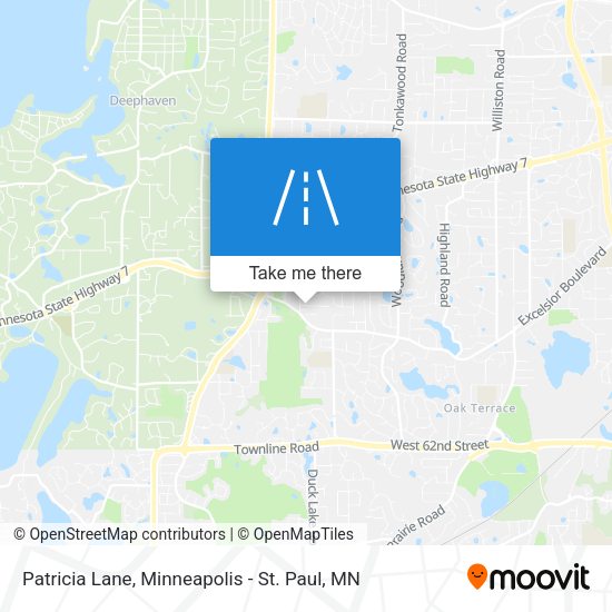 Patricia Lane map