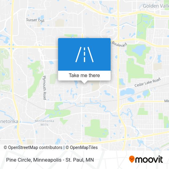 Pine Circle map