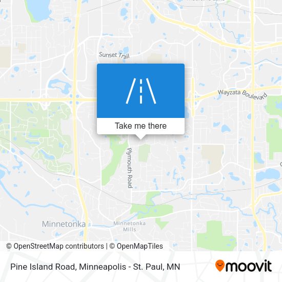 Pine Island Road map