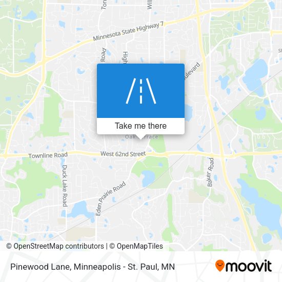 Mapa de Pinewood Lane