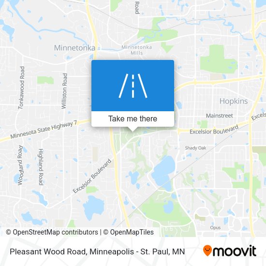 Mapa de Pleasant Wood Road