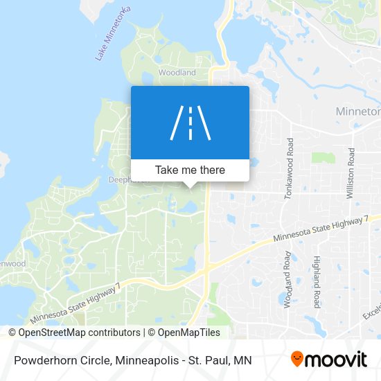 Mapa de Powderhorn Circle
