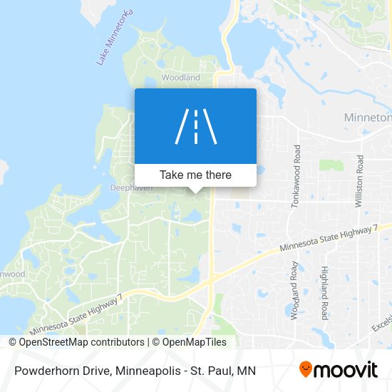 Powderhorn Drive map