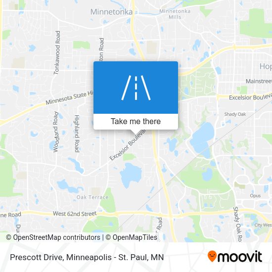 Prescott Drive map