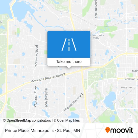 Mapa de Prince Place
