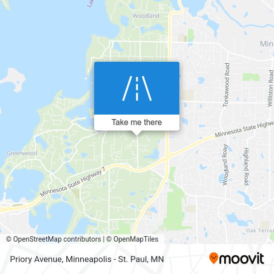 Mapa de Priory Avenue