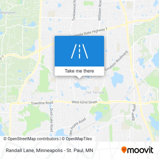 Randall Lane map