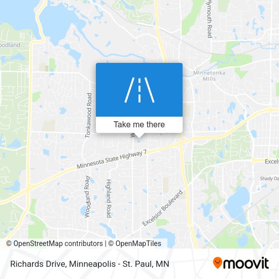 Richards Drive map