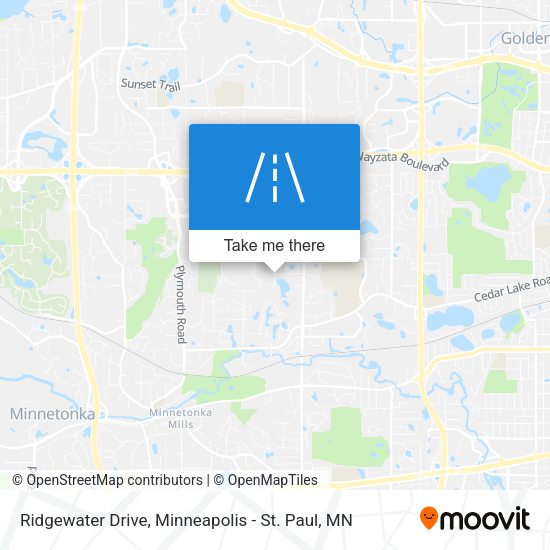 Ridgewater Drive map
