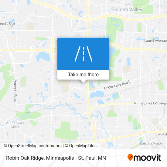 Robin Oak Ridge map